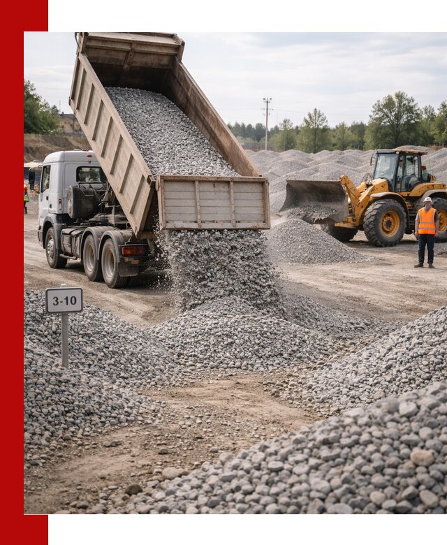 Гранитный щебень фракции 3–10: доставка и продажа в Шахтах
