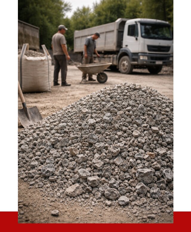Гранитный щебень фракция 20-40 в Шахтах от 3473 руб. ПРОНЕРУДШхт