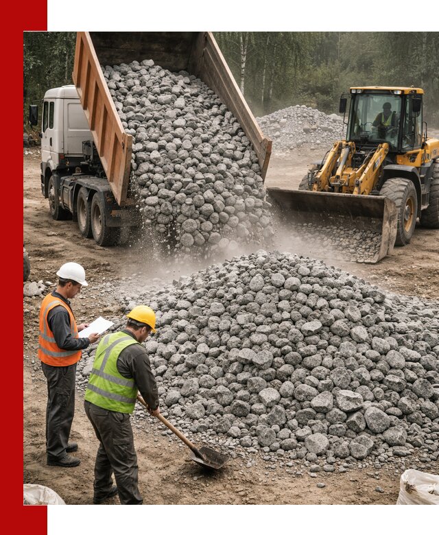 Гранитный щебень фракция 70-150 доставка в Шахтах