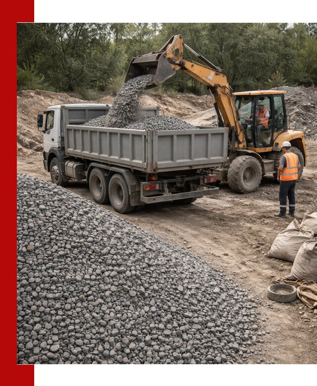 Доставка гравийного щебня в Шахтах оптом и в розницу
