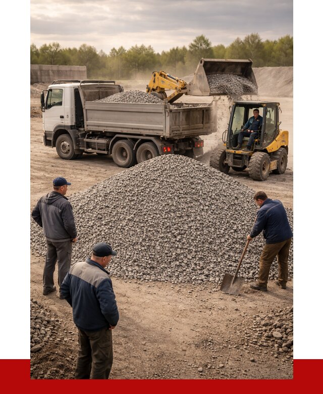 Гравийный щебень фракция 5-20 в Шахтах от 2605 р. ПРОНЕРУДШхт