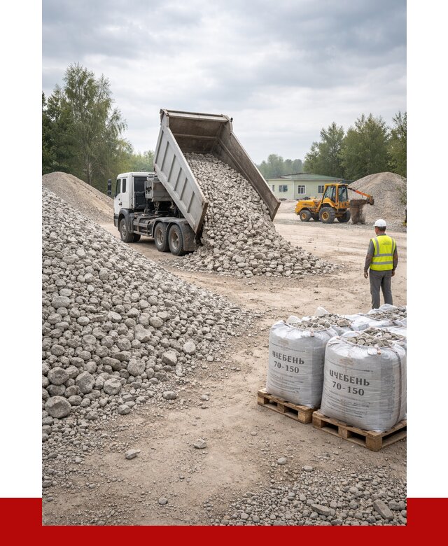 Известняковый щебень фракция 70-150 в Шахтах от 1357 р. | ПРОНЕРУДШхт