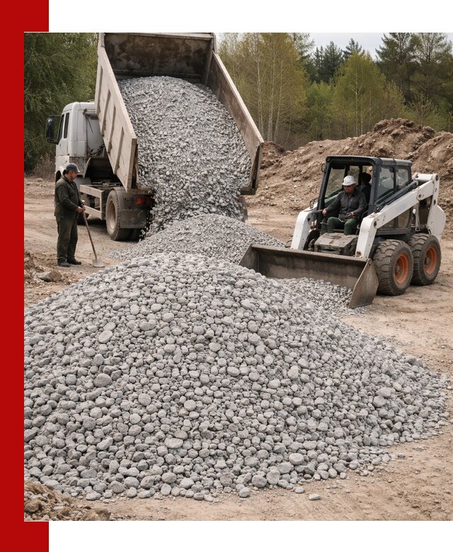 Доставка доломитового щебня в Шахтах напрямую от карьера