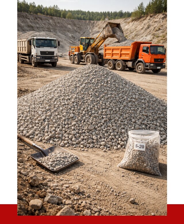 Доломитовый щебень фр. 5-20 в Шахтах от 4558 р. | ПРОНЕРУДШхт