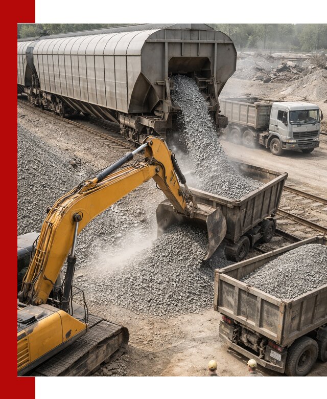 Доставка железнодорожного щебня в Шахтах крупными партиями быстрого отгруза