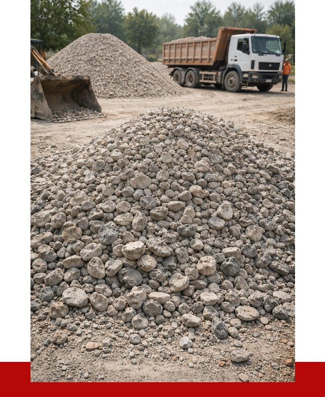 Вторичный щебень фракция 20-40 в Шахтах от 2388 р ПРОНЕРУДШхт