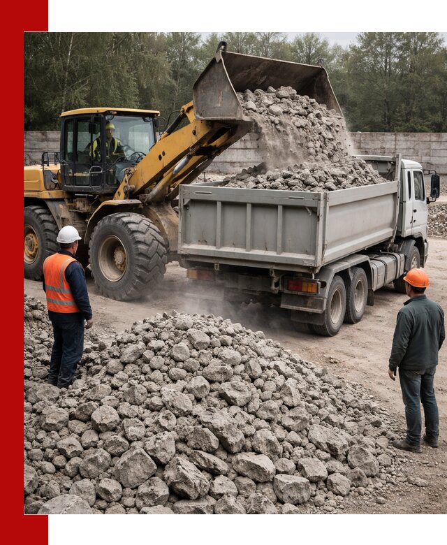 Вторичный щебень фракция 70–150 в Шахтах с доставкой