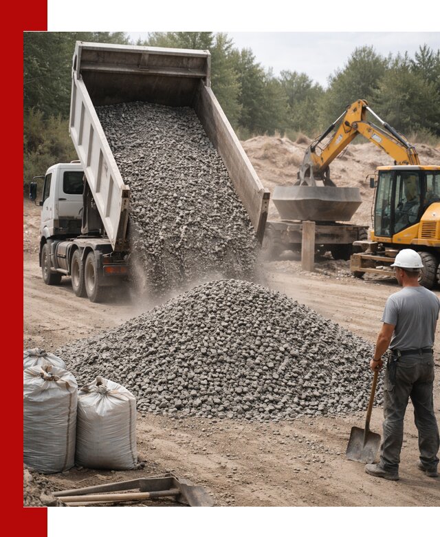 Доставка и продажа бетонного щебня в Шахтах