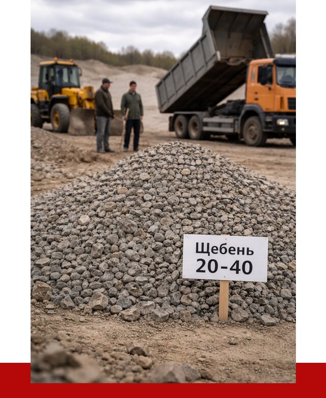 Бетонный щебень фракция 20-40 в Шахтах от 2659 р. | ПРОНЕРУДШхт