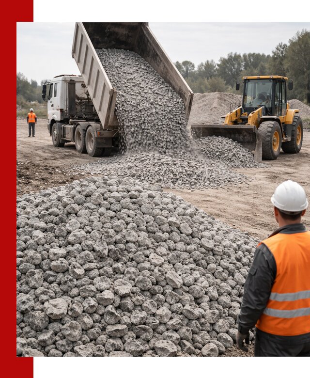 Доставка бетонного щебня фракции 20-40 в Шахтах