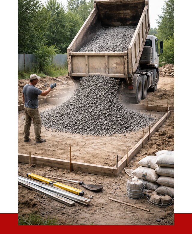 Купить щебень для фундамента в Шахтах от 4884 р. | ПРОНЕРУДШхт