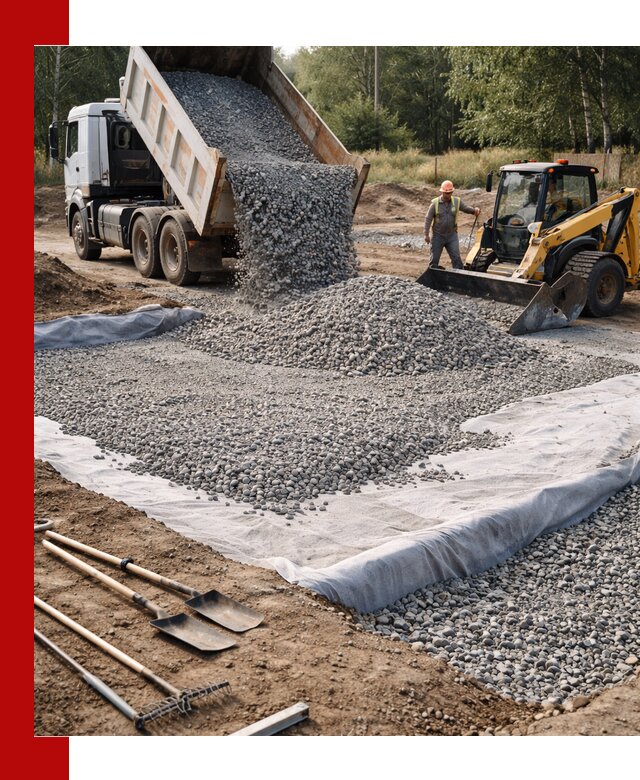 Щебень для фундамента с доставкой в Шахтах