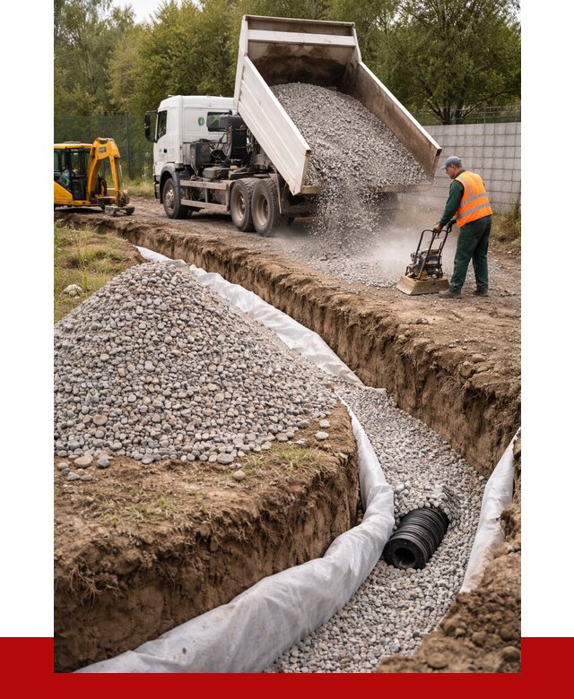 Щебень для дренажа в Шахтах от 2008 р., ПРОНЕРУДШхт доставка