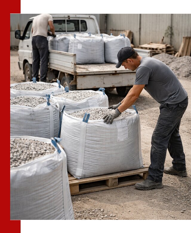 Доставка щебня в мешках по выгодным ценам в Шахтах