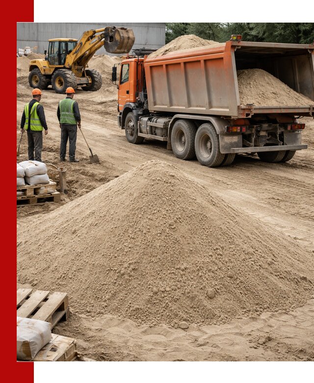 Доставка и продажа мытого речного песка в Шахтах