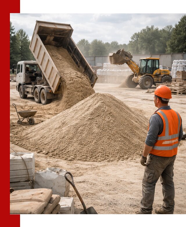 Доставка строительного песка с самосвалом в Шахтах