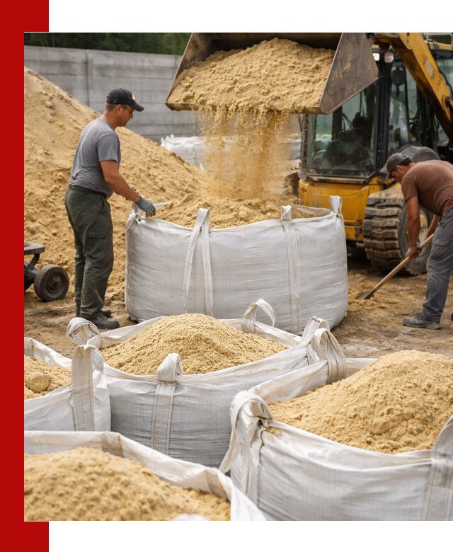 Поставка качественного песка для кладки в Шахтах
