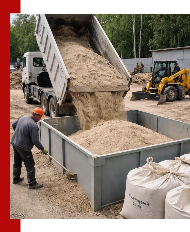 Кварцевый песок для фильтра в Шахтах — доставка и качество