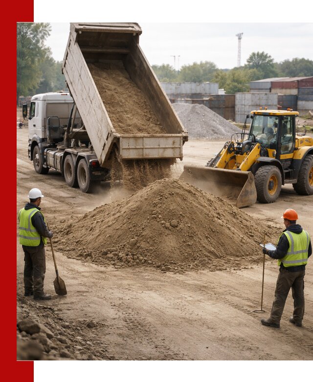 Доставка и продажа пескогрунта оптом и в розницу в Шахтах