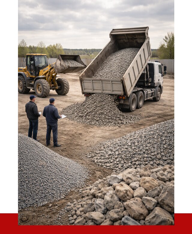 Гравий и камень с доставкой в Шахтах от 4558 р. - ПРОНЕРУДШхт