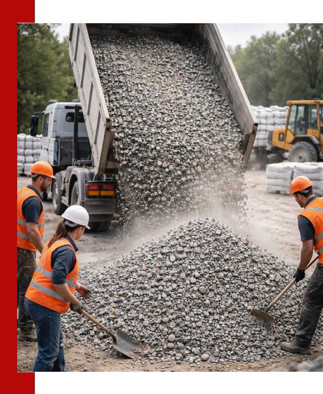 Доставка гравия и камня в Шахтах оптом и в розницу