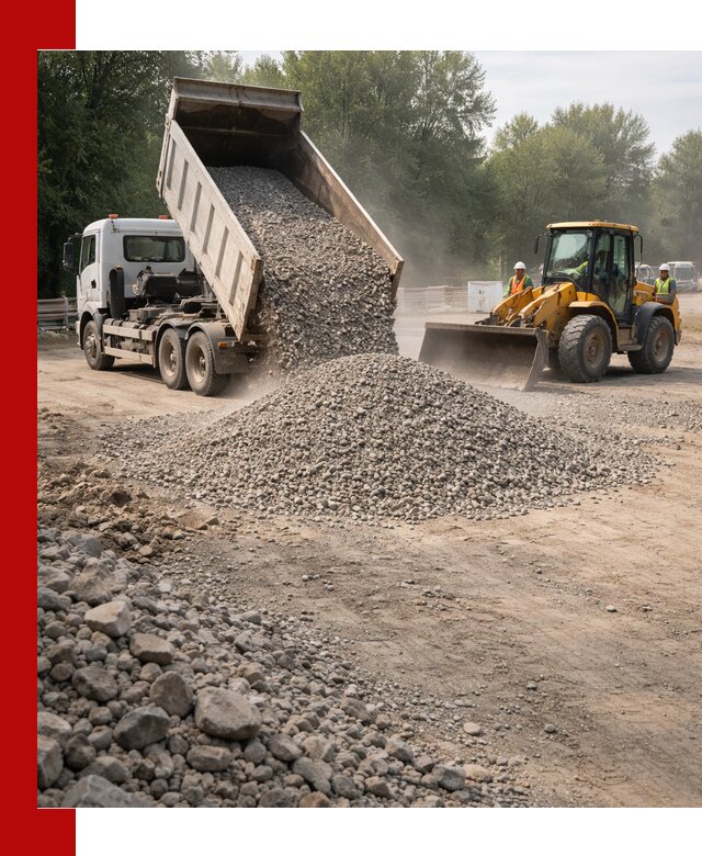 Гравий фракция 5–20 доставка в Шахтах оптом и в розницу