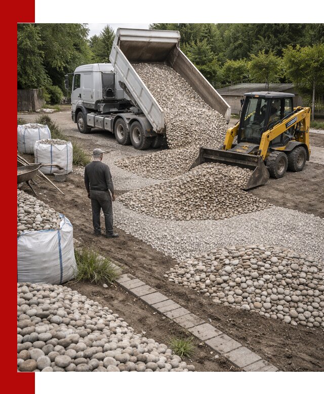 Доставка морской гальки оптом и в розницу в Шахтах