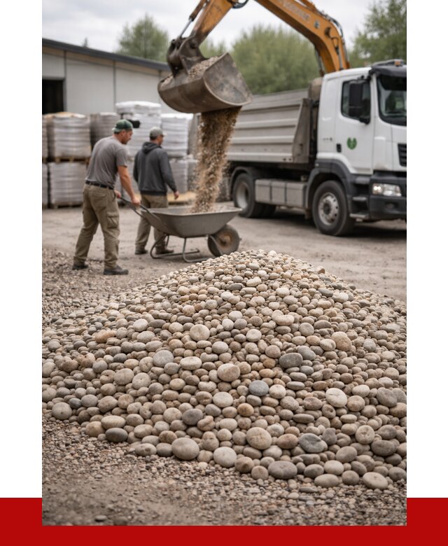 Галька декоративная в Шахтах от 3473 р. за куб | ПРОНЕРУДШхт