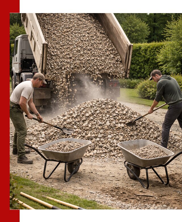 Доставка и продажа декоративной гальки в Шахтах