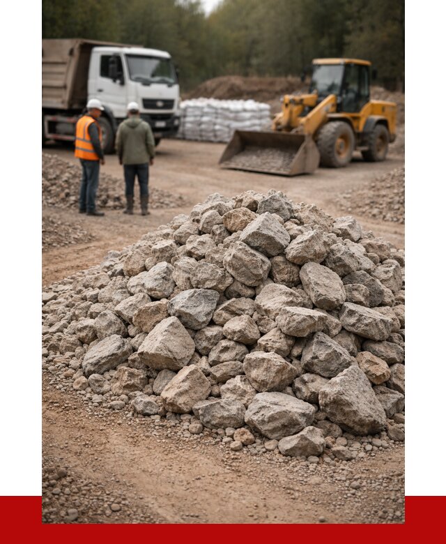 Купить бутовый камень с доставкой в Шахтах от 2496 р. | ПРОНЕРУДШхт