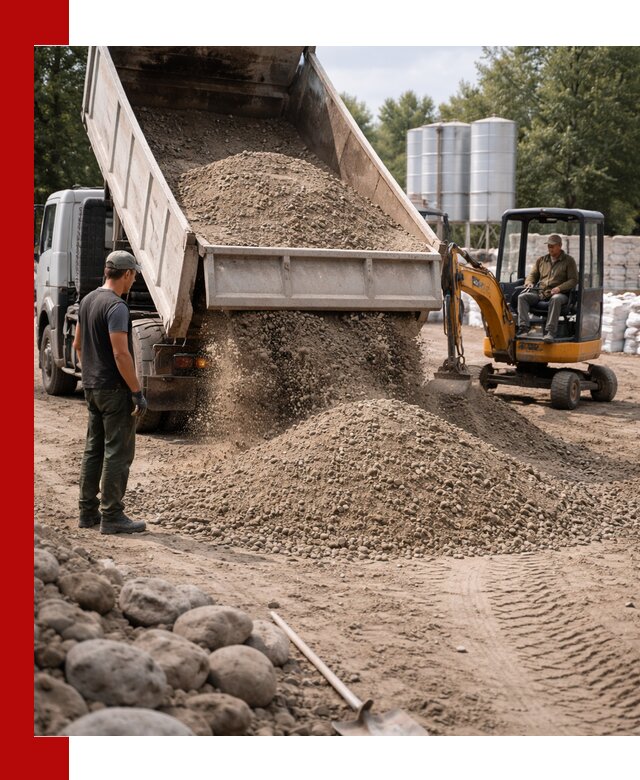 Доставка ПГС С3 в Шахтах самосвалами и миксерами