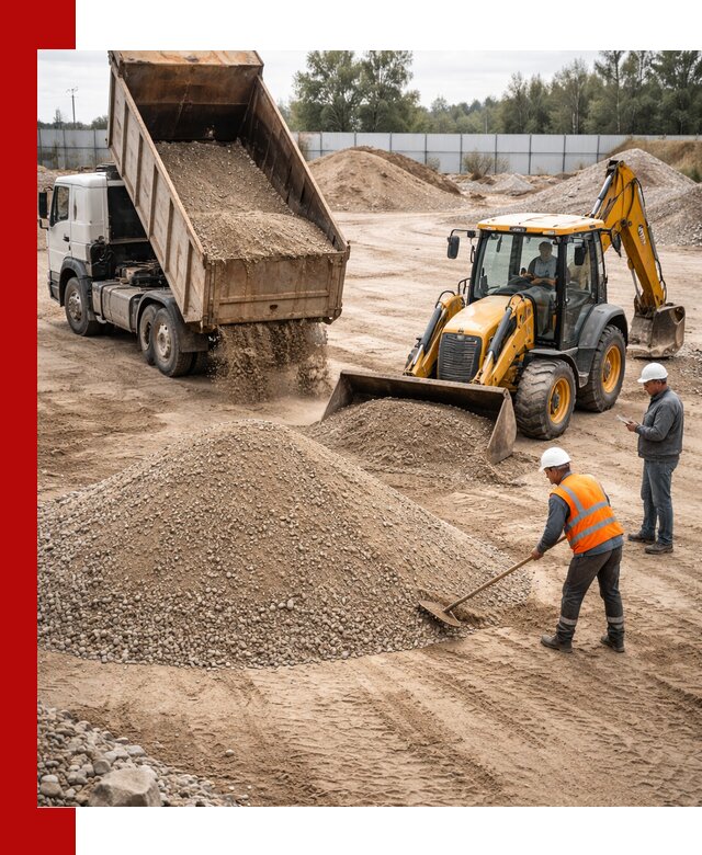 Поставка и доставка ПГС С4 в мешках и самосвалах в Шахтах