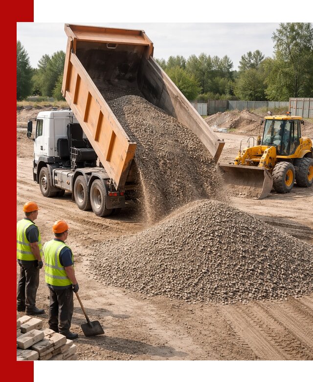 Доставка щебёночно-песчаной смеси ЩПС С7 в Шахтах