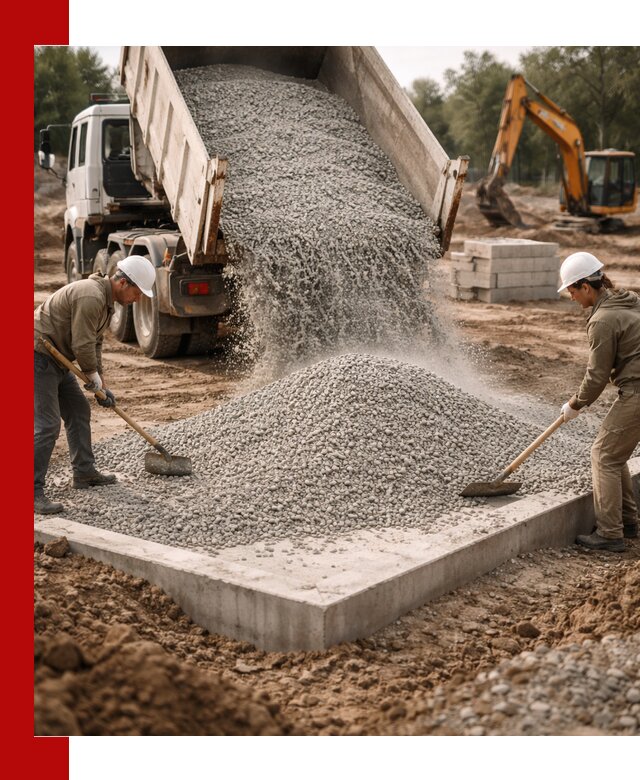 Доставка и продажа отсева для бетона в Шахтах