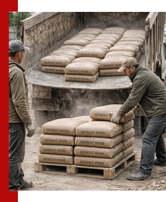 Цемент М500 с доставкой самосвалом в Шахтах