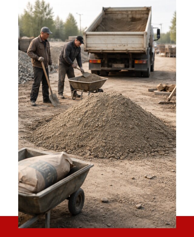 Цементно-песчаная смесь М150 в Шахтах от 5101 р. | ПРОНЕРУДШхт