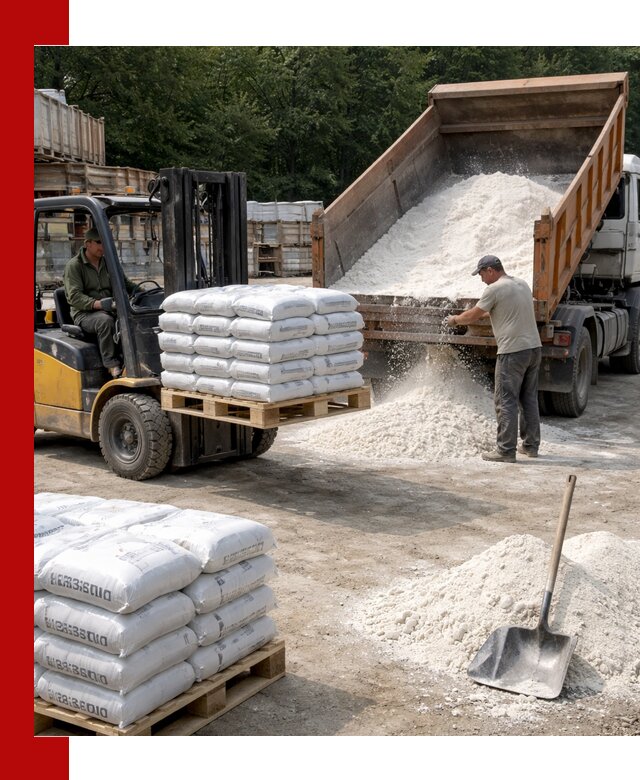 Доставка строительной извести оптом и в розницу в Шахтах