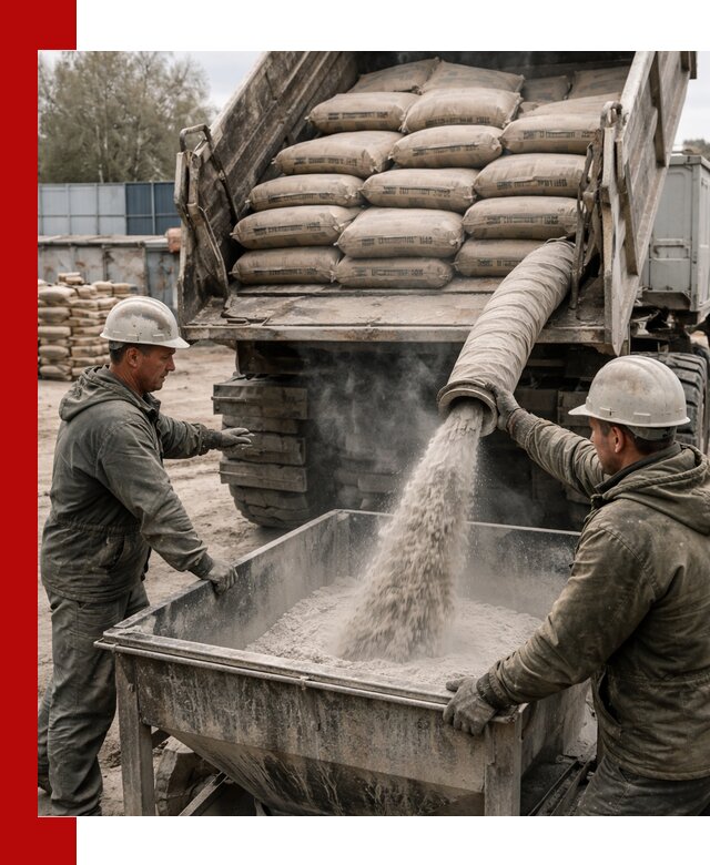 Доставка цемента М400 в Шахтах оптом и в розницу