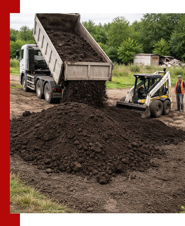 Поставка плодородной земли с доставкой самосвалом в Шахтах