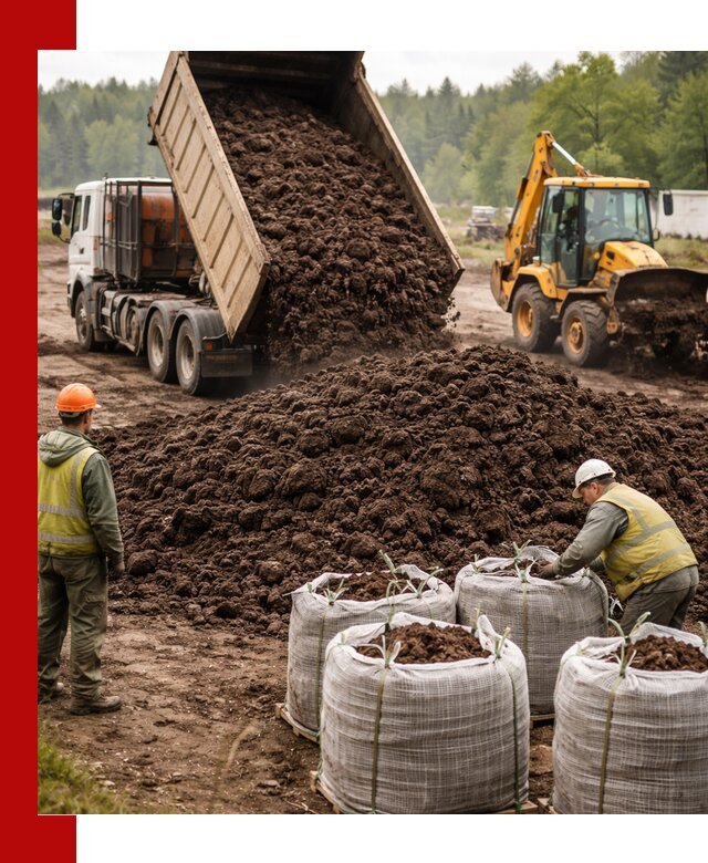 Доставка нейтрального торфа в Шахтах оптом и в розницу