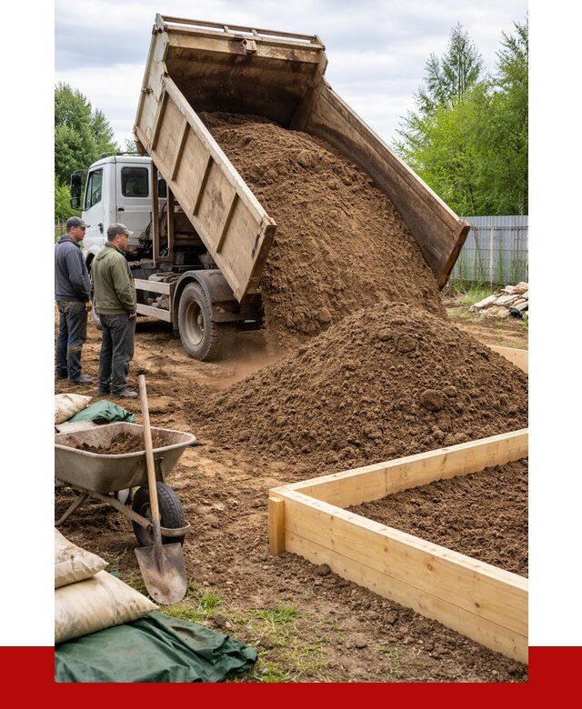 Торфо песчаная смесь в Шахтах с доставкой от 2008 р. | ПРОНЕРУДШхт