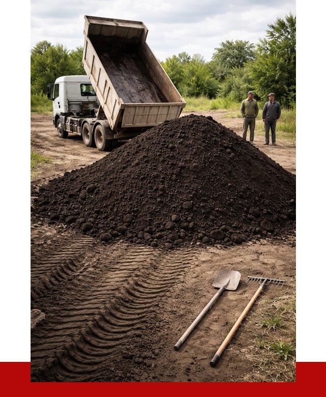 Купить чернозем навалом в Шахтах от 1302 р. за куб | ПРОНЕРУДШхт