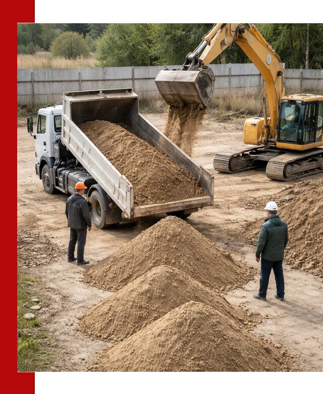 Доставка супеси вагонными и автопартиями в Шахтах