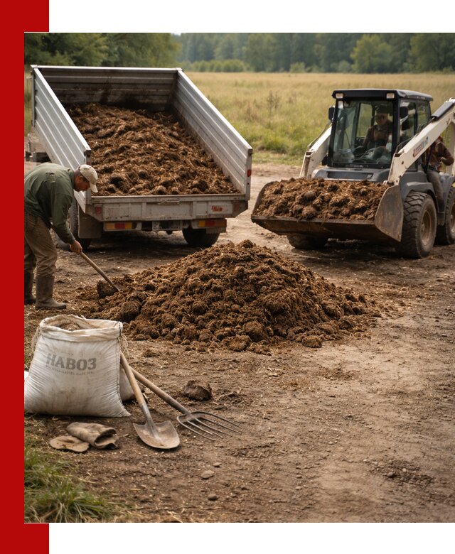 Доставка конского навоза в Шахтах с разгрузкой и доставкой на объект