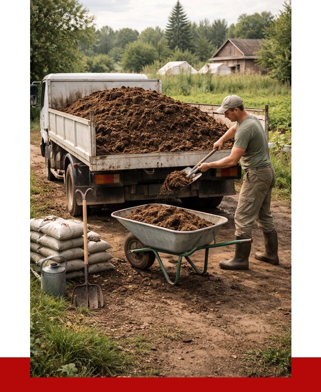 Купить коровий навоз с доставкой в Шахтах от 1954 р. | ПРОНЕРУДШхт