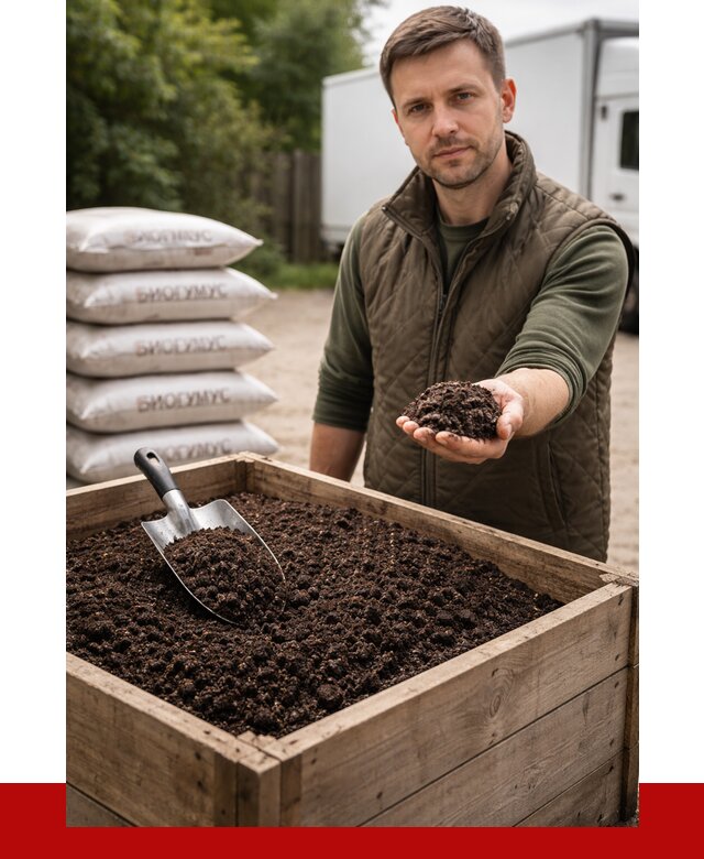 Купить биогумус в Шахтах с доставкой от 9225 р. за куб | ПРОНЕРУДШхт