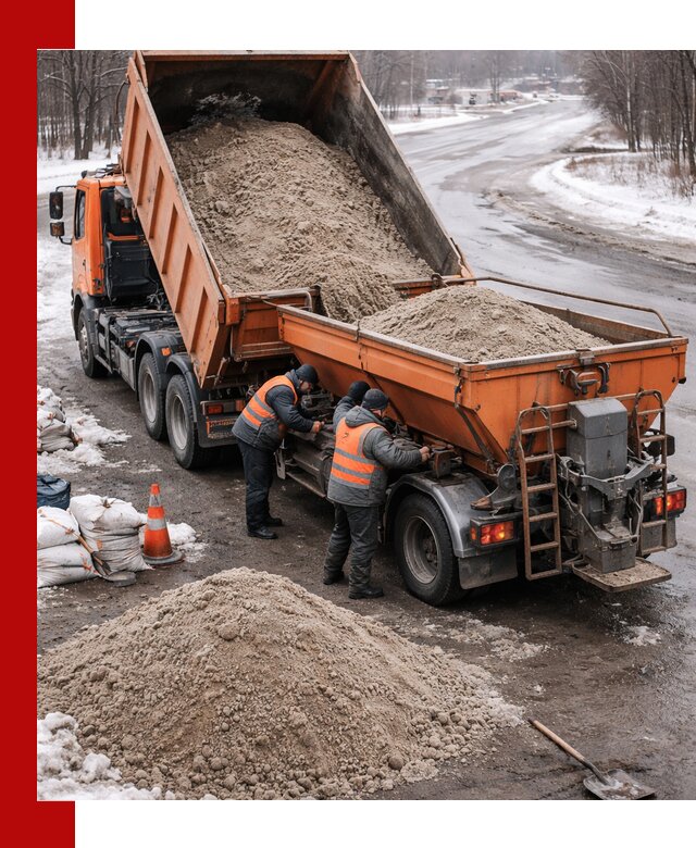 Поставка и вывоз пескосоля в Шахтах оптом и в розницу