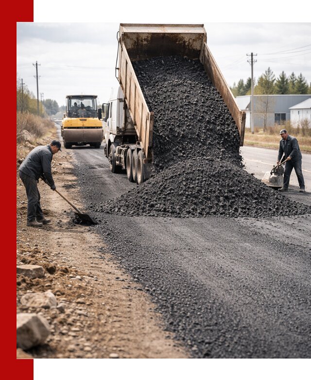 Асфальтовая крошка для дорог в Шахтах — поставка и доставка