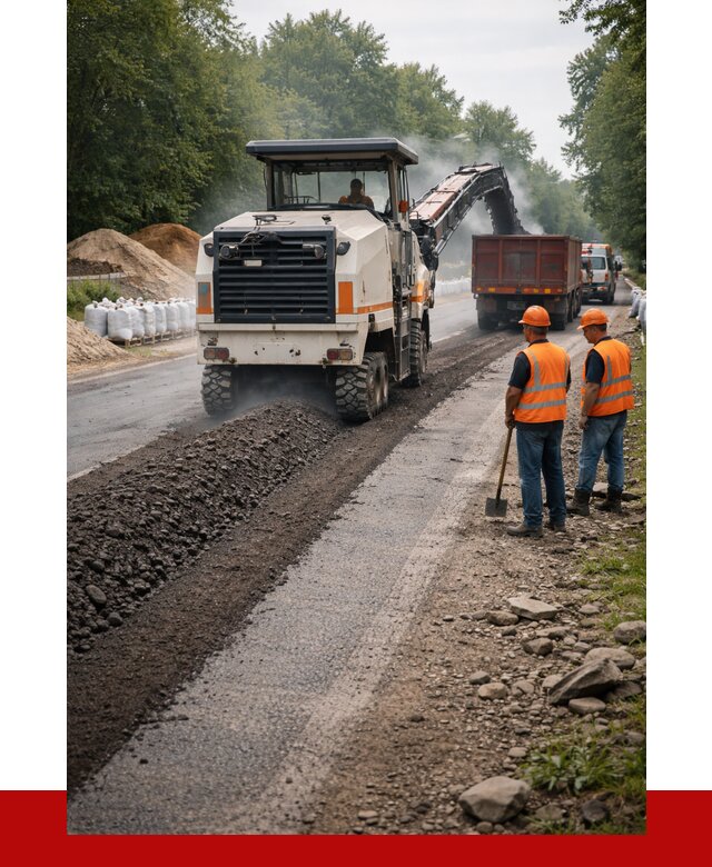 Фрезерованный асфальт в Шахтах от 2388 р./куб. | ПРОНЕРУДШхт