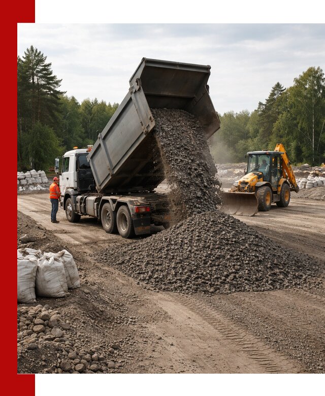 Доставка дробленого асфальта в Шахтах для дорожных работ